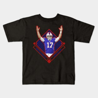 Josh Allen Diamond Style Kids T-Shirt